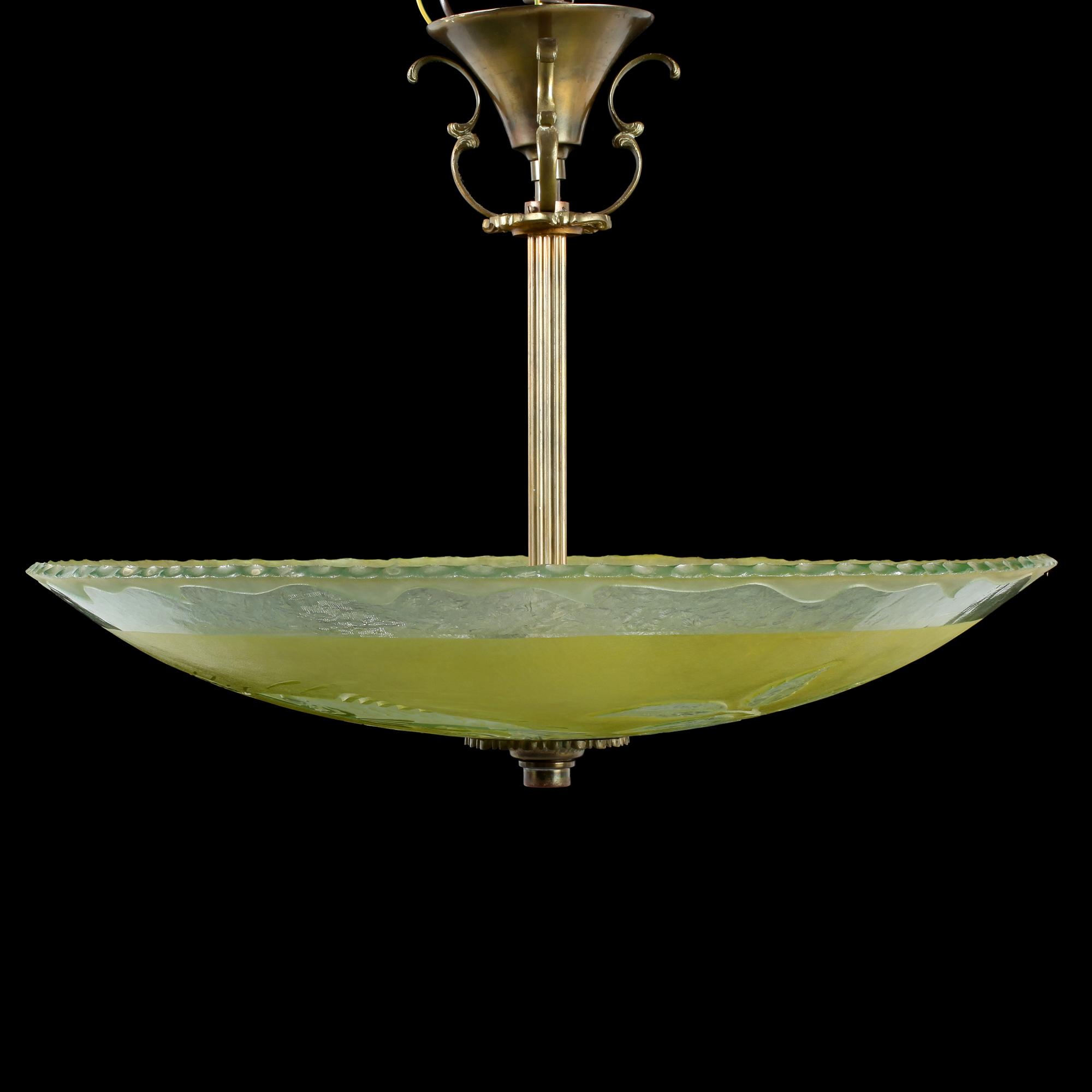 TAKPLAFOND, 1940/1950-tal, höjd ca 50 cm.