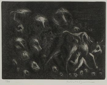 ROBERTO BARNI, etsning, signerad och numrerad 1/25.