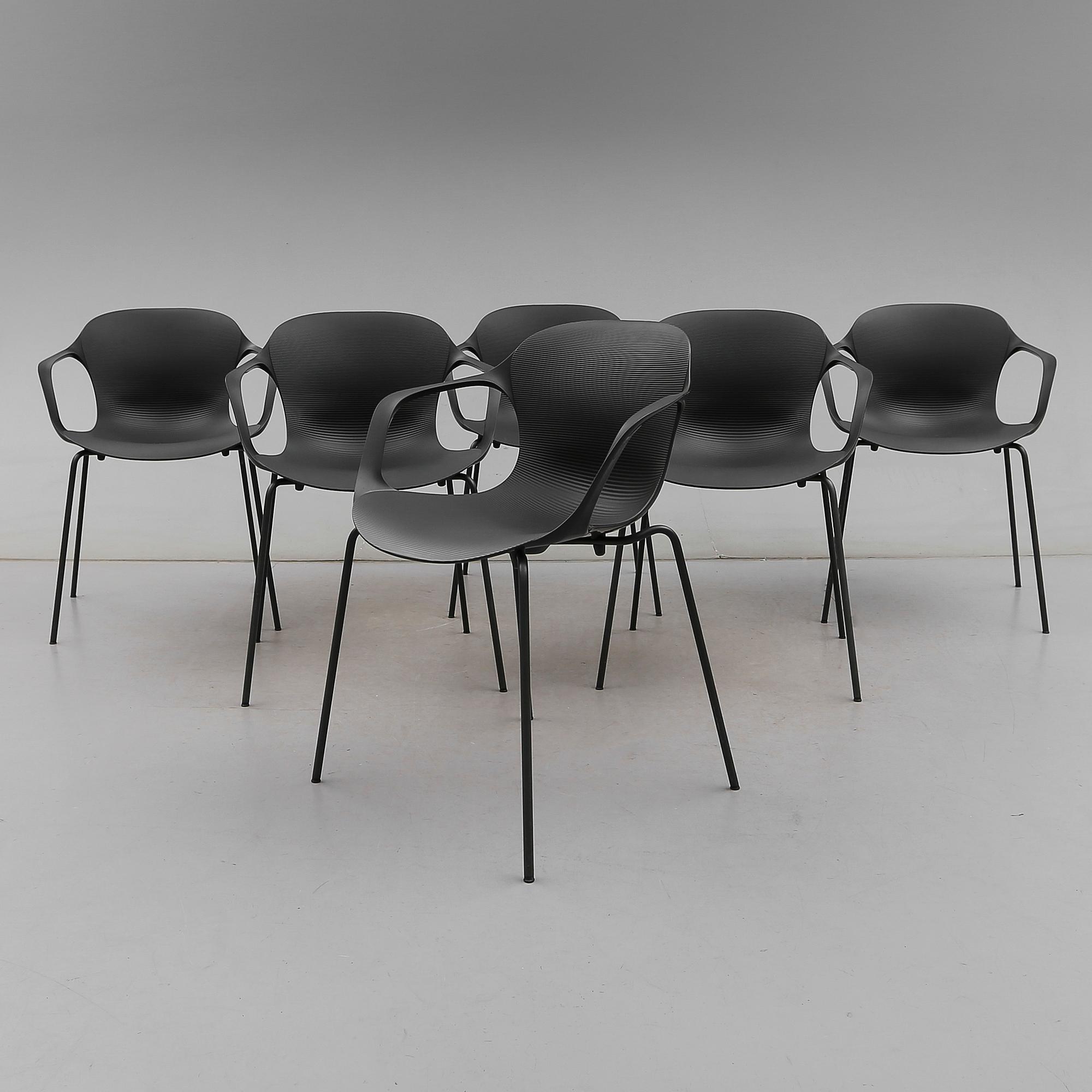 STOLAR, 6 st, "KS60", Kasper Salto, Fritz Hansen, 2000-tal.