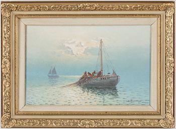 JOHAN OSSIAN-ANDERSSON, olja på duk, signerad.
