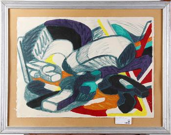 Olle Bonniér · BONNIER, OLLE, färglitografi, sign o numr 51/180.