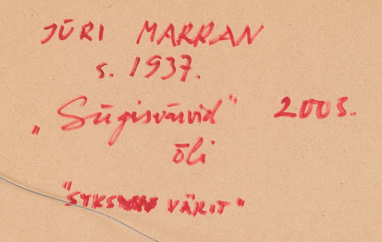 Jüri Marran, "Sügisvärvid" (Höstfärger).