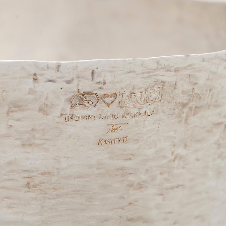 Tapio Wirkkala, skål, silver, Kultakeskus Tavastehus 2006.