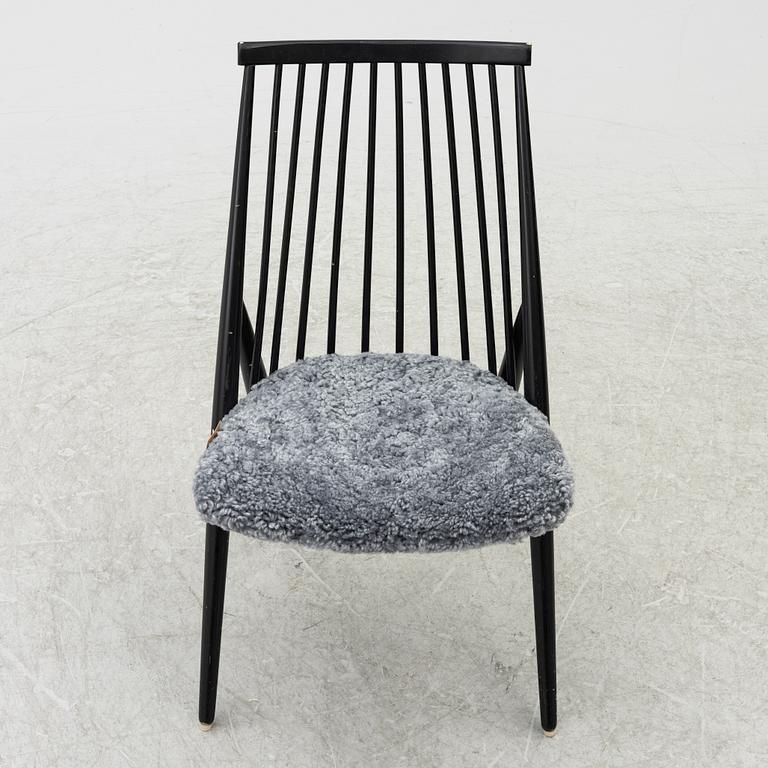Thea Leonard, chairs 4 pcs, "Flamingo", Nässjö, mid-20th century.