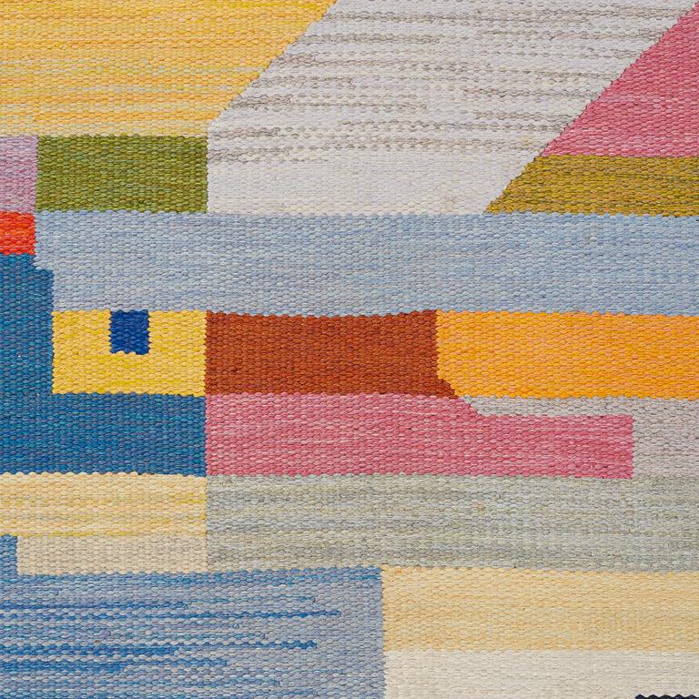 Agda Österberg, A CARPET, flat weave, ca 243 x 172 cm, signed AÖ.