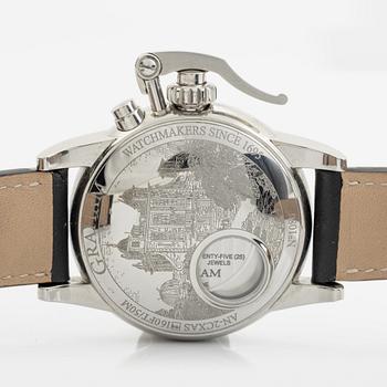 Graham, Chronofighter, 1695, wristwatch, chronograph, 42 mm.