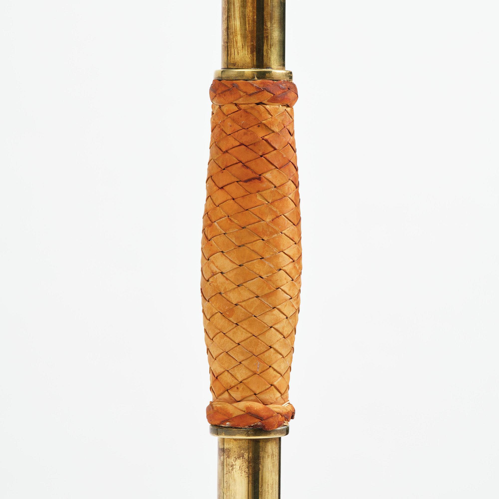 Carl-Axel Acking, a brass floor lamp, for the Stockholm Crafts Association, 1939.