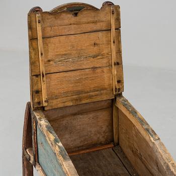 a folk art sleigh Forsa, Hälsingland 1785.