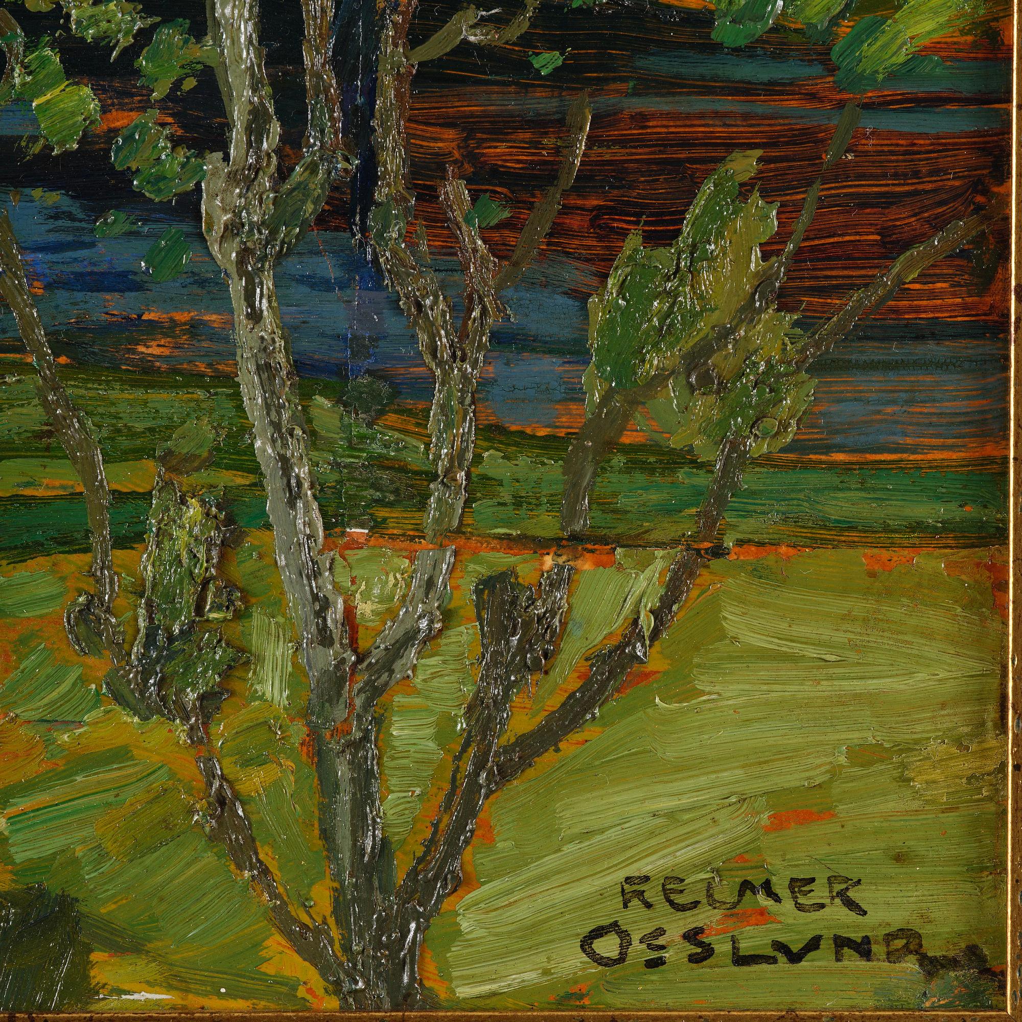 Helmer Osslund, Autumn at Indalsälven.
