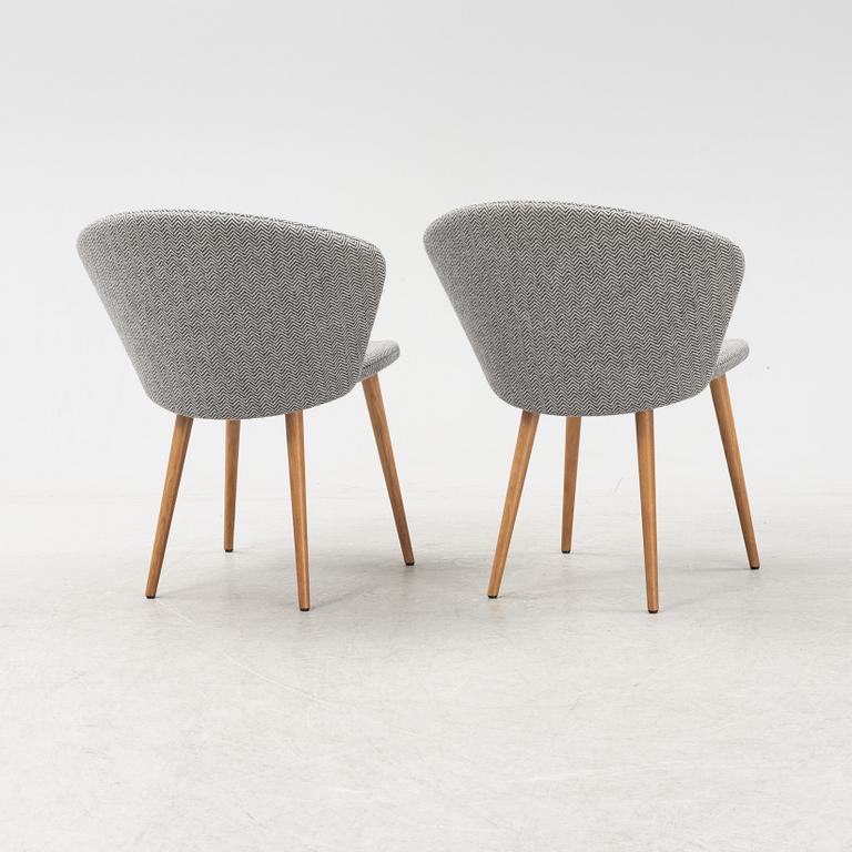 A set of six 'Miss Holly Upholstered' by Jonas Lindvall for Stolab designed 2018.