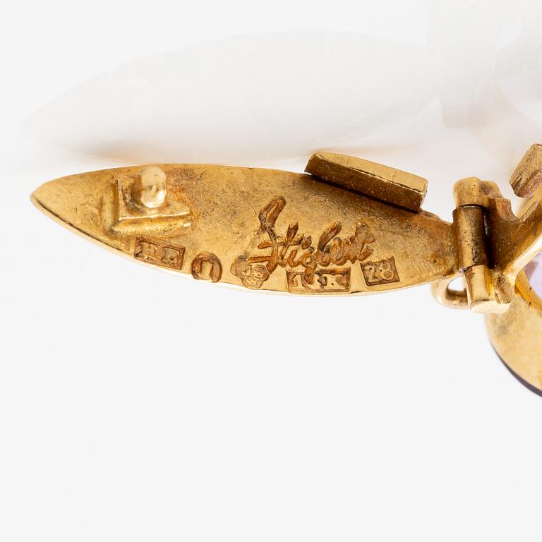 Stigbert, Engelbert, bracelet, 18K gold with amethysts.