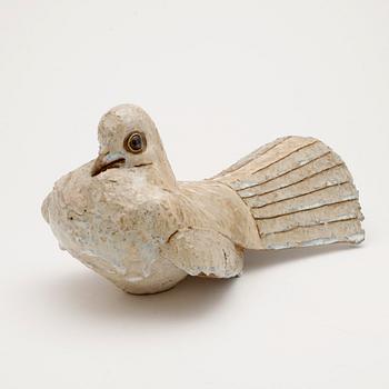 Tyra Lundgren, A Tyra Lundgren stoneware sculpture of a dove, 1972.