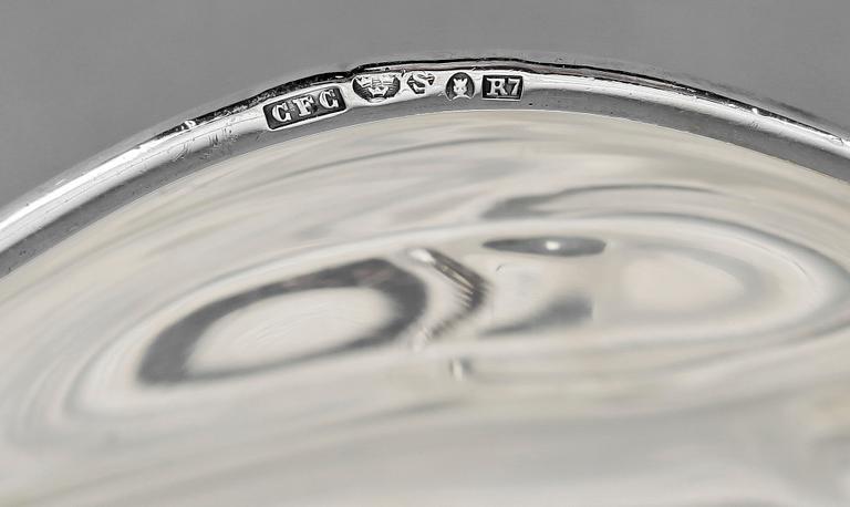 SKÅLAR, 2 st, silver, hovjuvelerare Carlman AB, bl a sign Hélène Gärdfeldt, Stockholm 1953. Tot vikt 603.