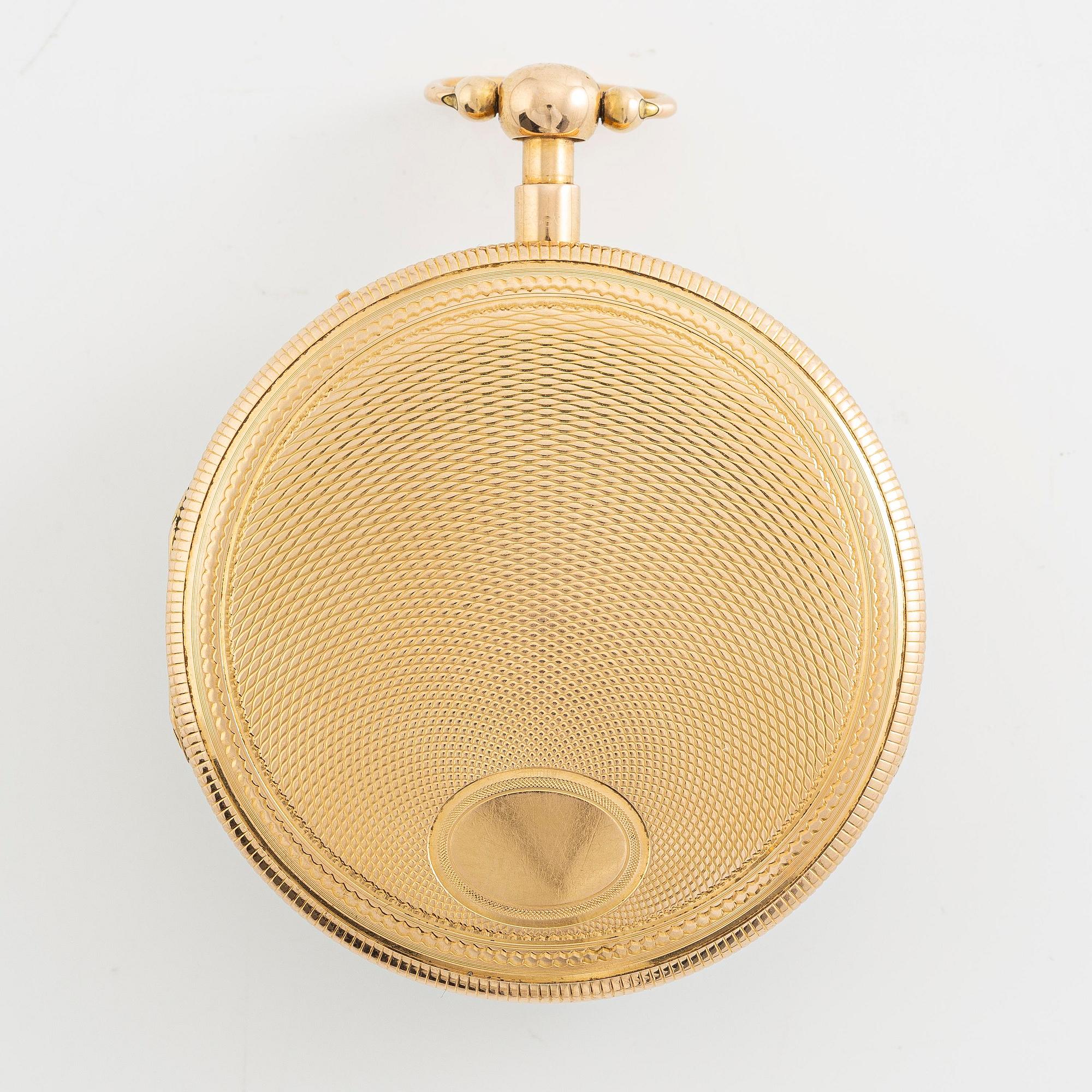 Pocket watch, repeater, ca 1820.