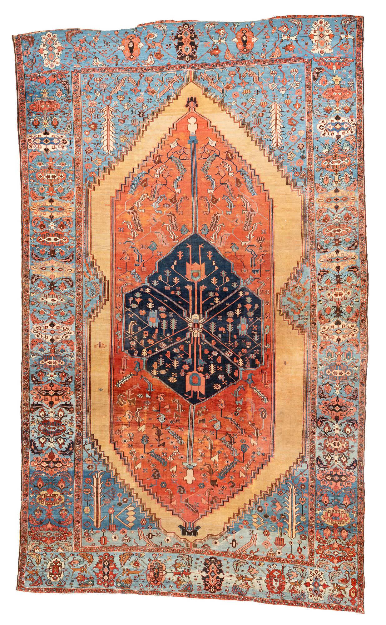 Matta, antik Heris/Bakshaish, ca 633-645 x 321-328,5 cm.