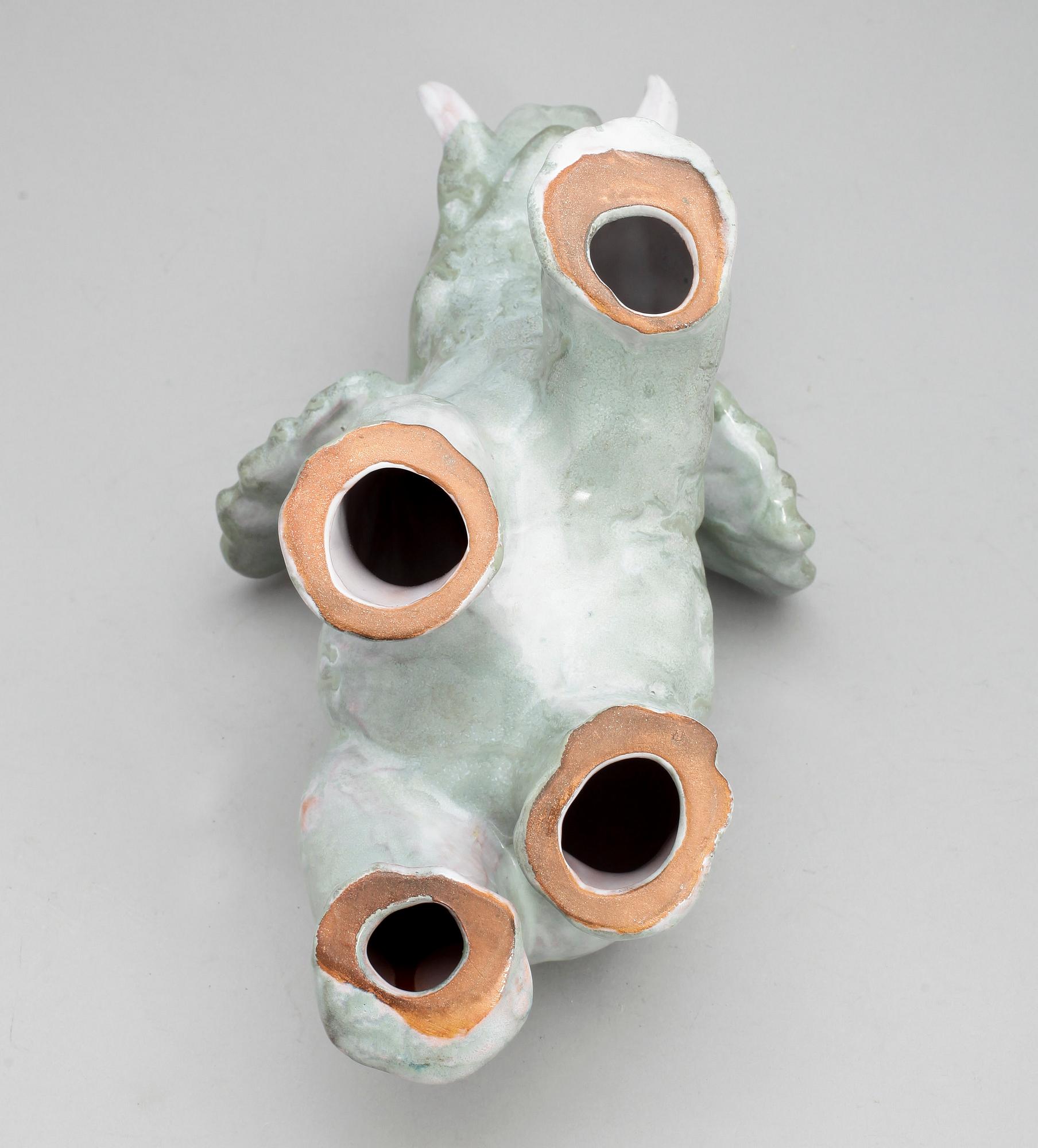 FIGURIN, keramik, Vicke Lindstrand, Upsala-Ekeby, 1900-tal.