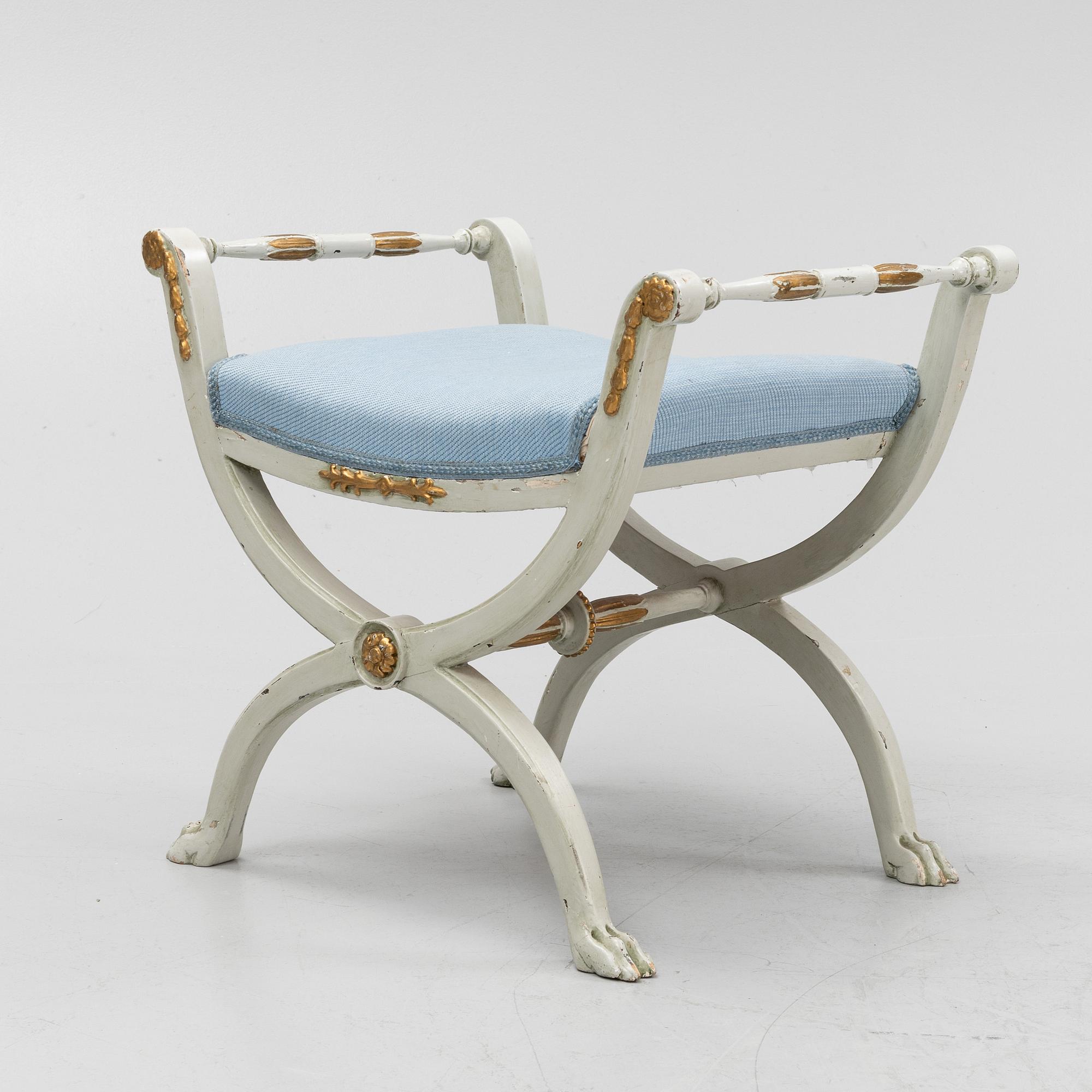 Taburett, sengustaviansk, 1700-talets slut.