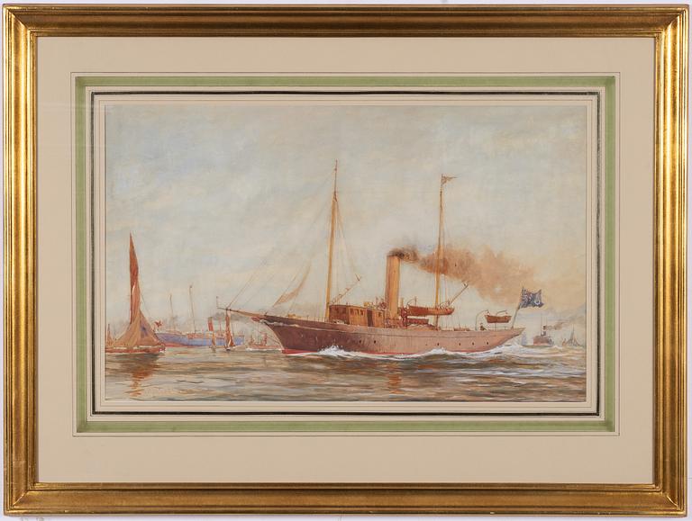Norman Wilkinson, Steam yacht of the Royal Yacht Club.