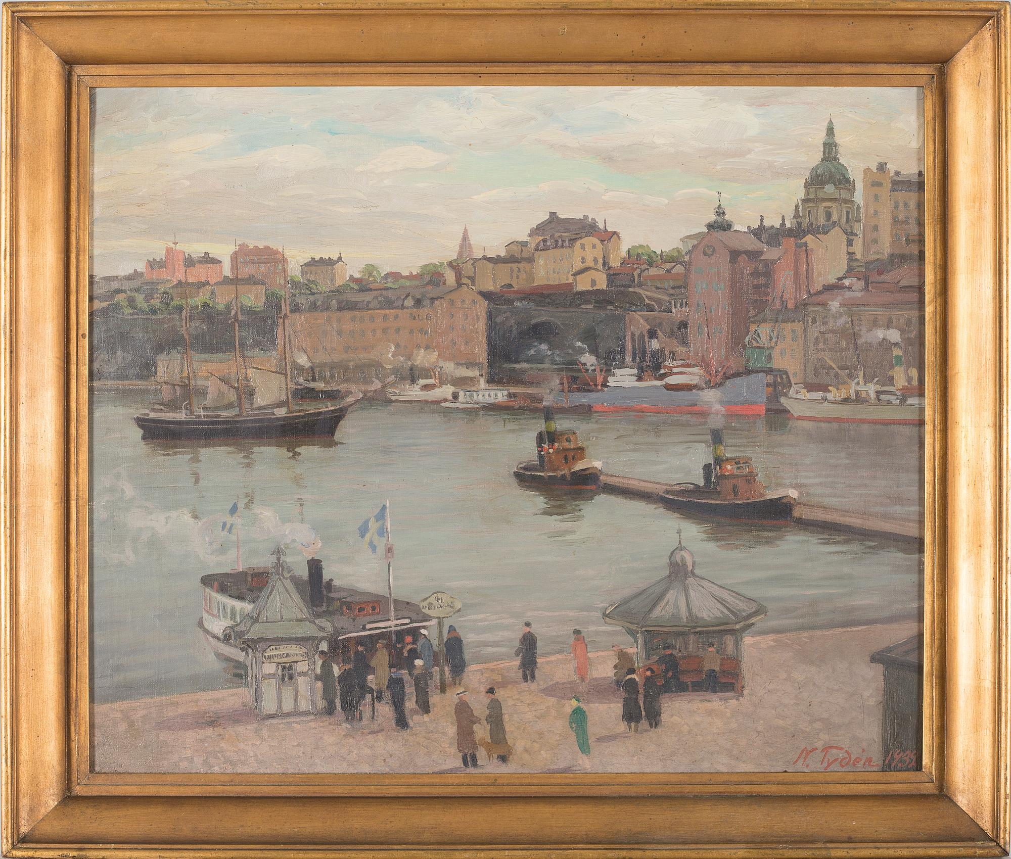 NILS TYDÉN, oil on canvas.