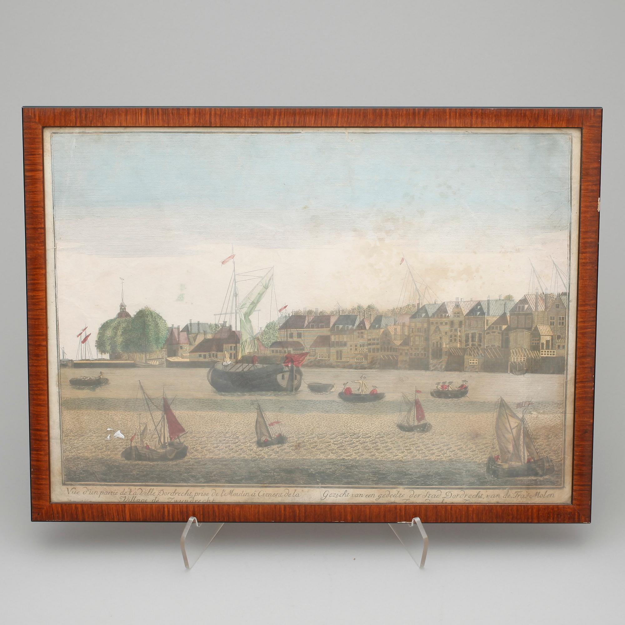 OKÄND KONSTNÄR 1700-TAL, 5 st, kopparstick, kolorerade, ej signerade.