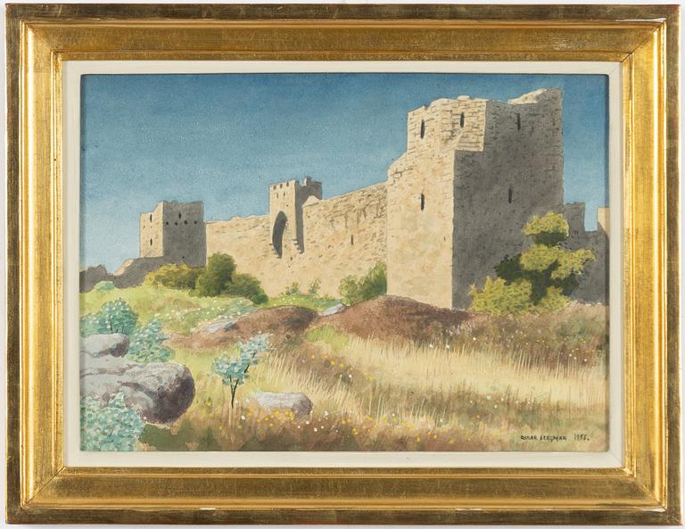 Oskar Bergman, "Ringmuren Visby".