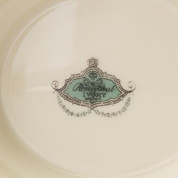 MATSERVIS, 85 delar, porslin, Rosenthal Ivory, Tyskland, 1900-talets mitt.