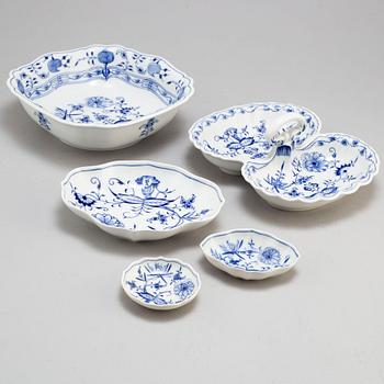 A 20th Century 77-piece porcelain dinner service by Meissen.