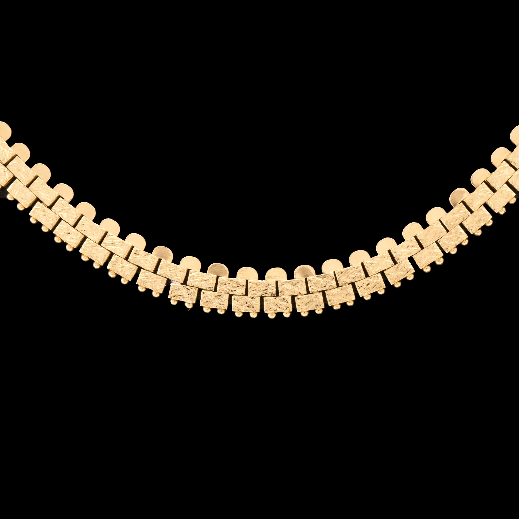 Halsband 18K guld Vicenza Italien.