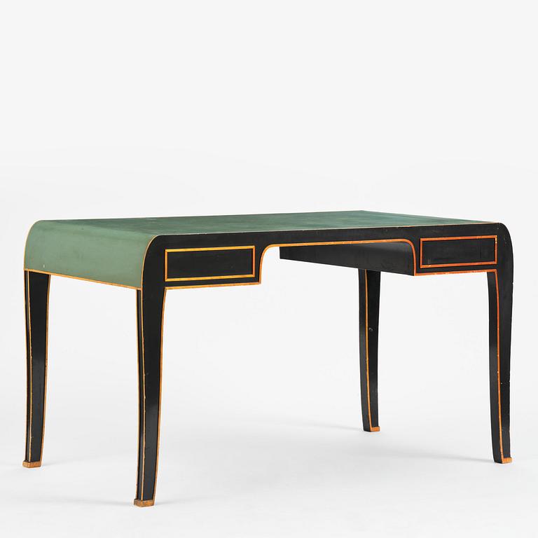 Carl Hörvik, a Swedish Grace desk, Nordiska Kompaniet, for Les Arts Décoratifs Suédois, Paris, 1928.