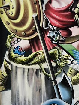 Erró (Gudmundur Gudmundsson), "Organe et Philippe V".