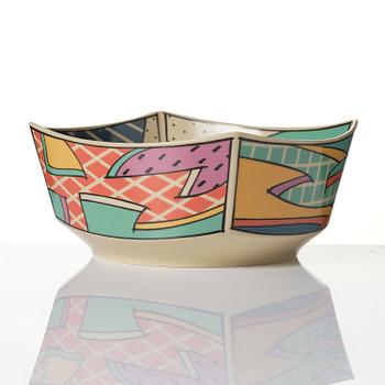 Dorothy Hafner, a 47-piece "Flash" ceramic dinner service, Rosenthal, Germany, post 1984.