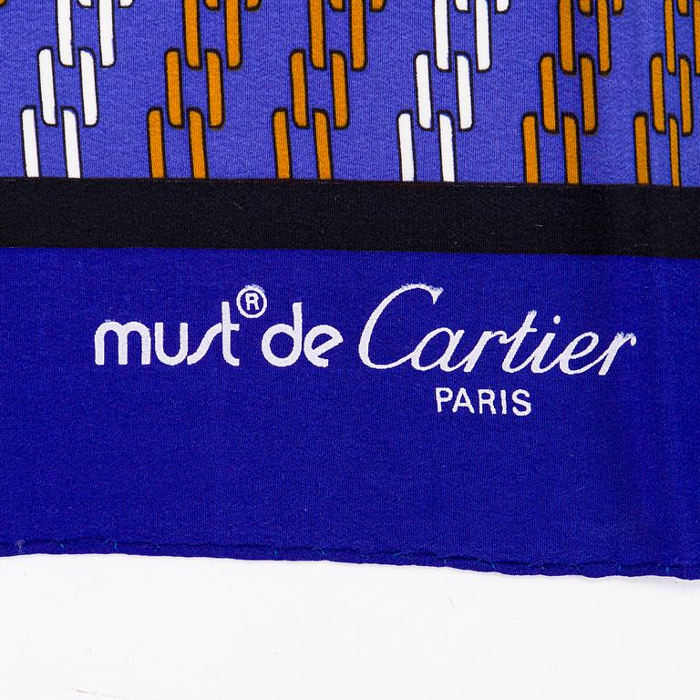 must de Cartier, scarf.