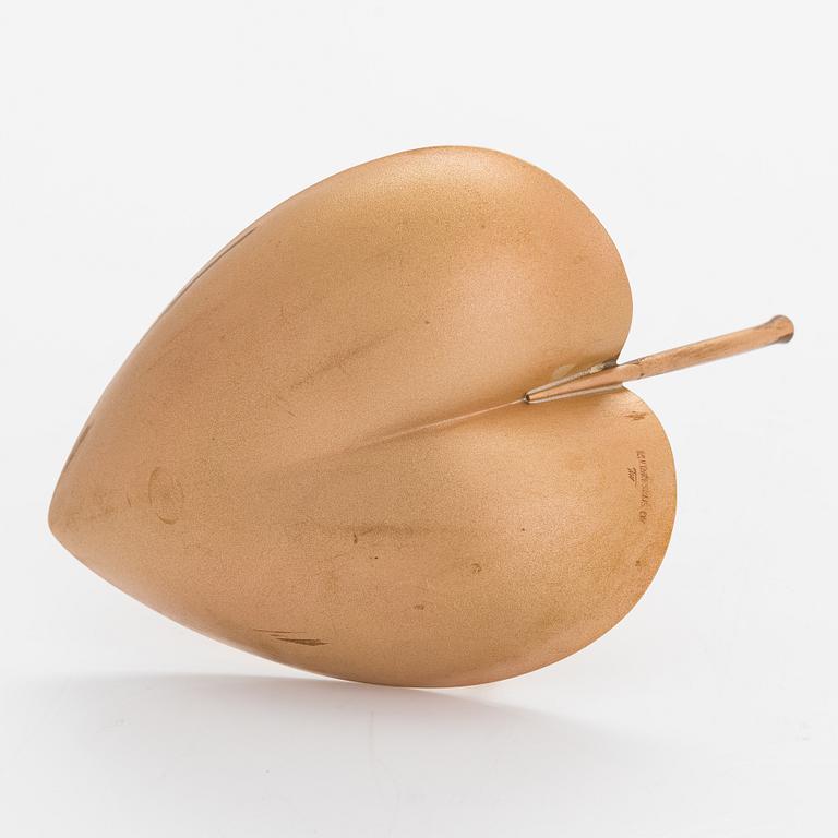 Tapio Wirkkala, skål, brons, TW 4, Kultakeskus, Modellen formgiven 1954.