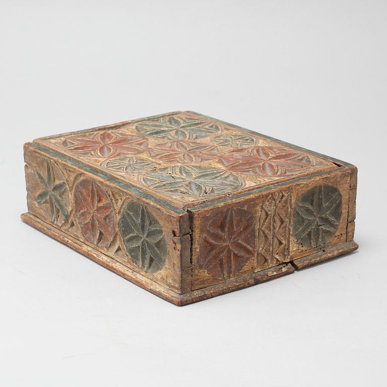 A Swedish 18th century spice box.