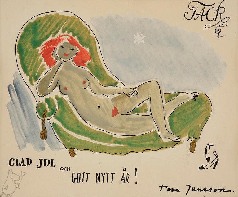 Tove Jansson, "Tack, Glad Jul och Gott Nytt År".