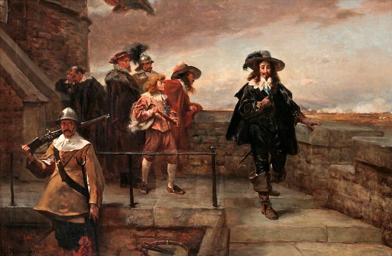 Robert Alexander Hillingford, "Charles I on the walls of Chester".