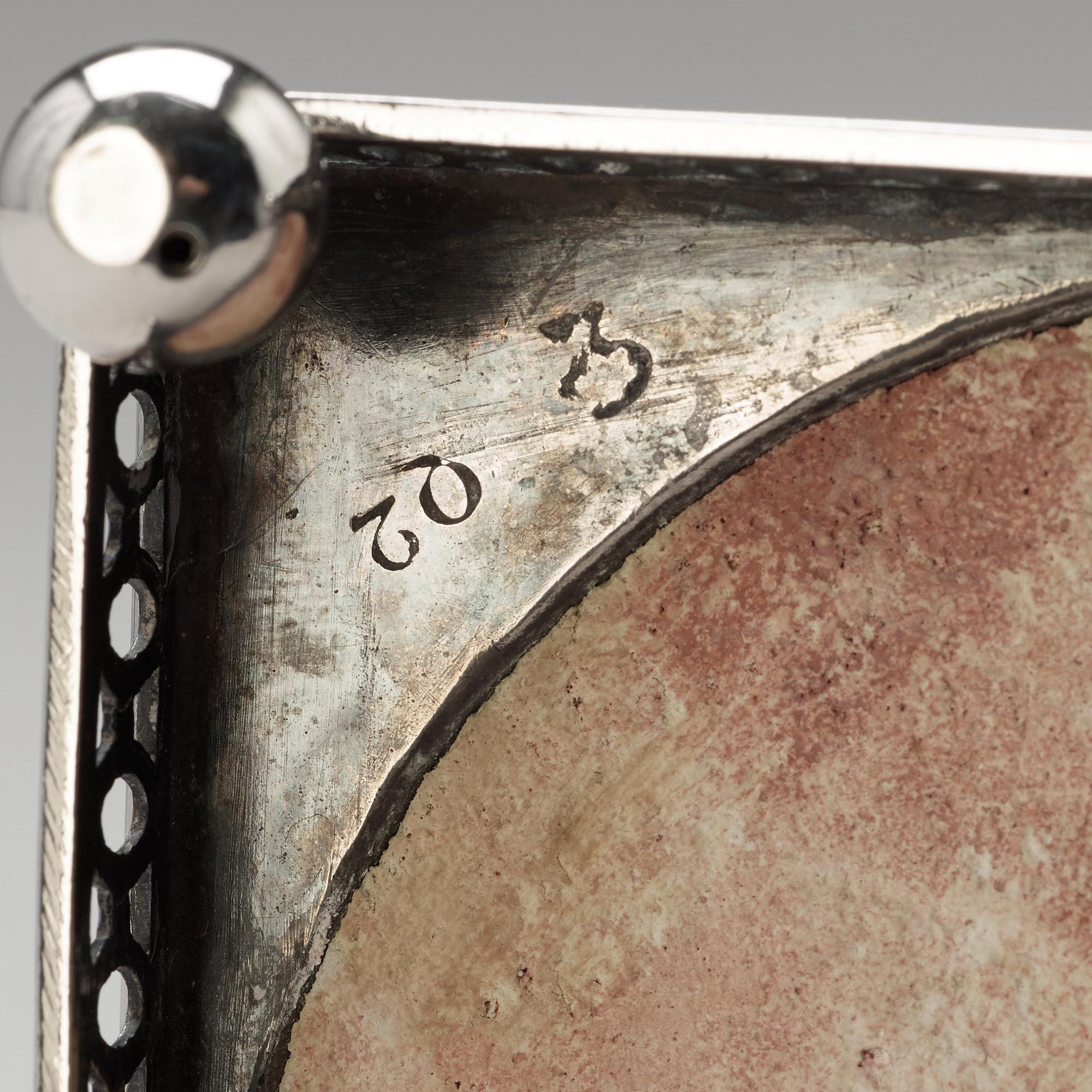 Anders Castman dy, ljusstakar, ett par, silver, Eksjö 1798. Gustavianska.
