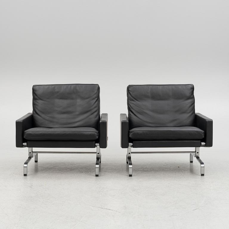 Poul Kjaerholm, armchairs, a pair, "PK 31", Fritz Hansen, Denmark, 2016.