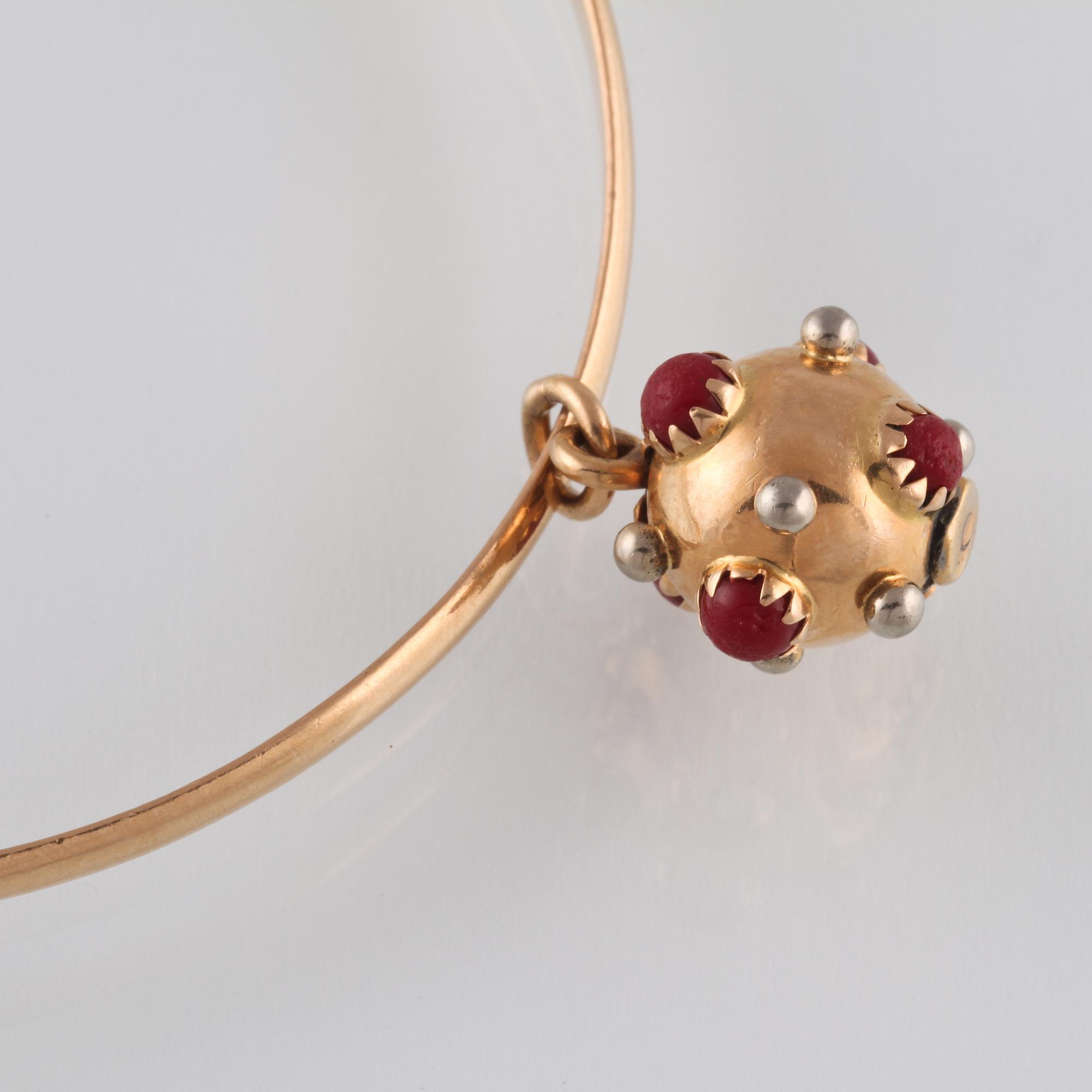 ARMRING, 18K guld, Gerhard Holmen, Göteborg, 1960. Vikt 13,9 gram.