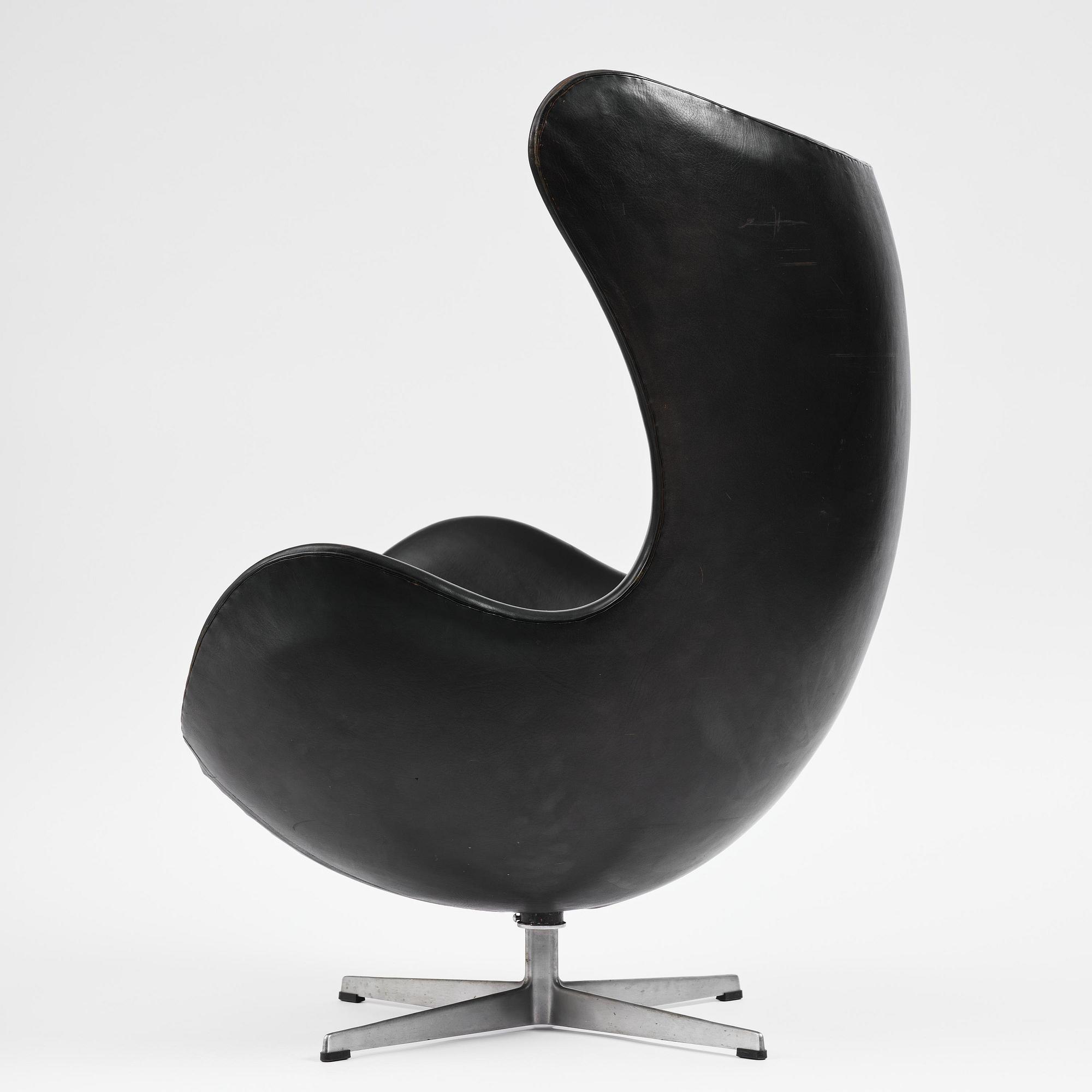 Arne Jacobsen, fåtölj, "Ägget", Fritz Hansen, Danmark, 1967.