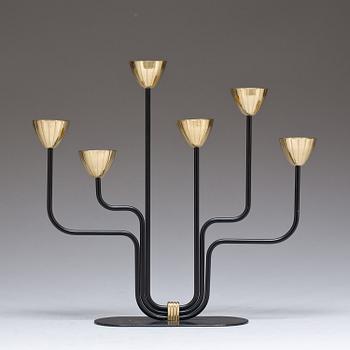 LJUSSTAKE, mässing, Gunnar Ander, Ystad Metall.