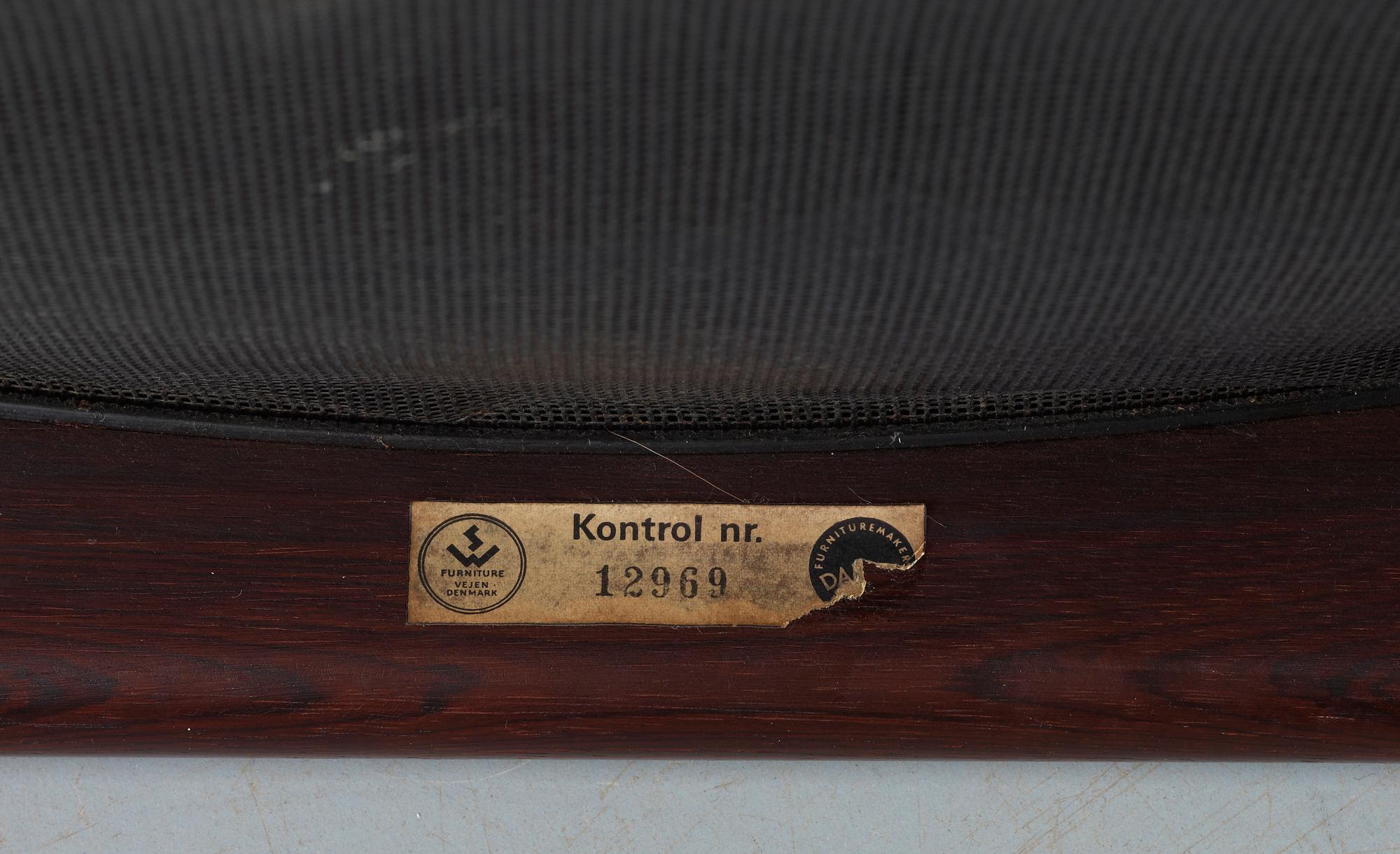 SOFFBORD samt FÅTÖLJER, ett par, "Modus", Christian Vedel, Danmark, 1960-tal.