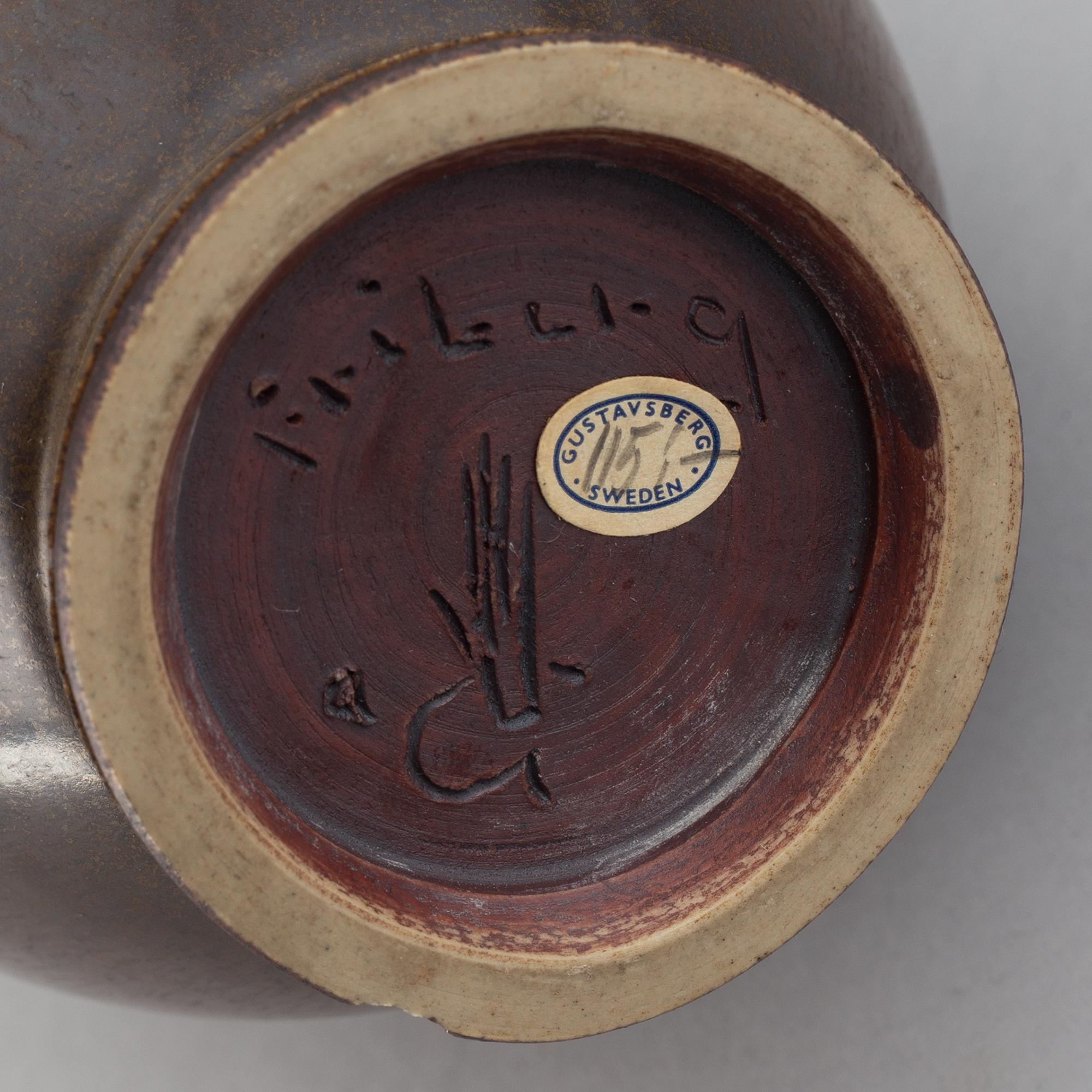 Berndt Friberg, a stoneware vase, Gustavsberg studio, Sweden.