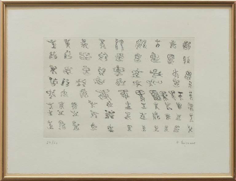 Henri Michaux, Untitled.