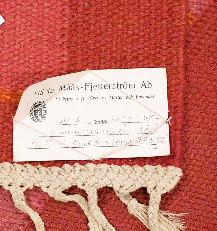 MATTA. "Timmermannen, röd". Rölakan. 226 x 158 cm. Signerad AB MMF V MW.