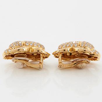 Cartier "Scarab" a pair of earrings.