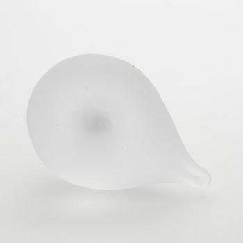 Oiva Toikka, glasfågel, "Snow Goose", signerad O.Toikka, Nuutajärvi.