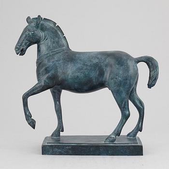 SKULPTUR, patinerad brons, FFA Fondeur, sent 1900-tal.