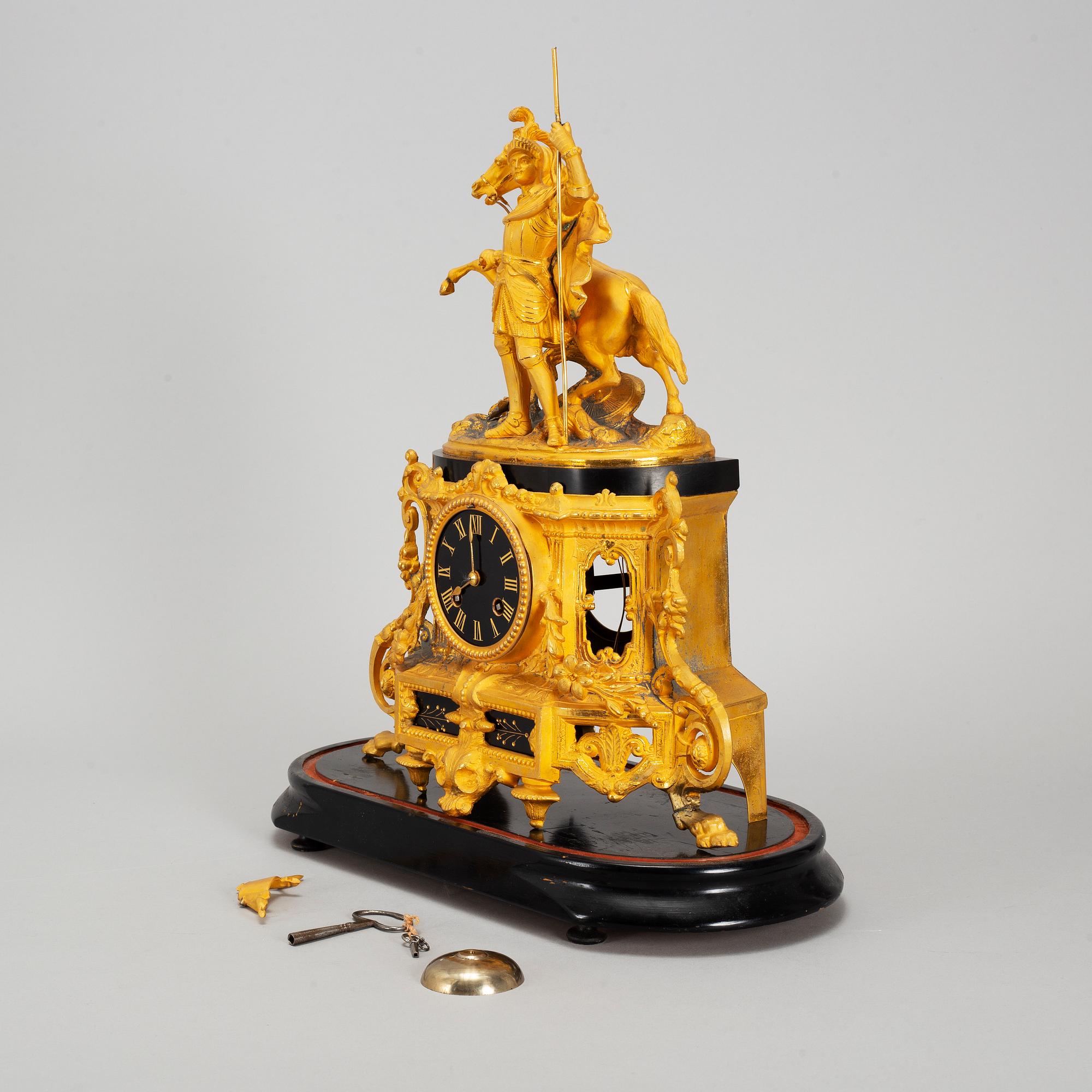 TABLE CLOCK, second half of the 19th century.