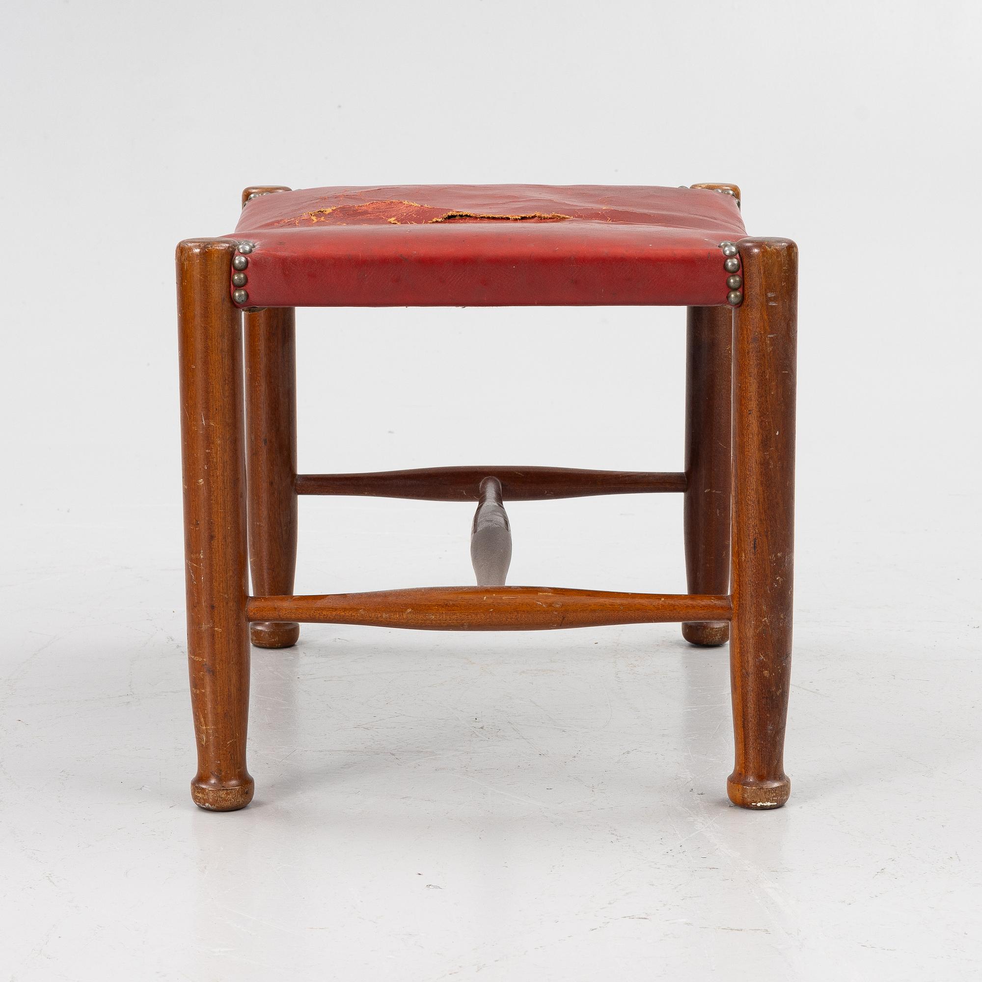Josef Frank, a model 686 stool, Svenskt Tenn.